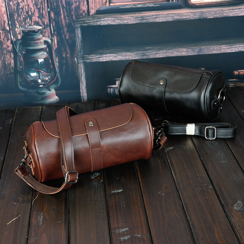 Retro fashion small leather bag