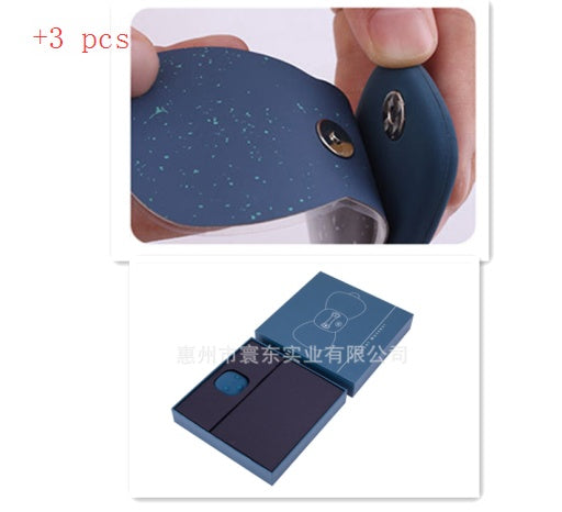 Portable pulse neck massager