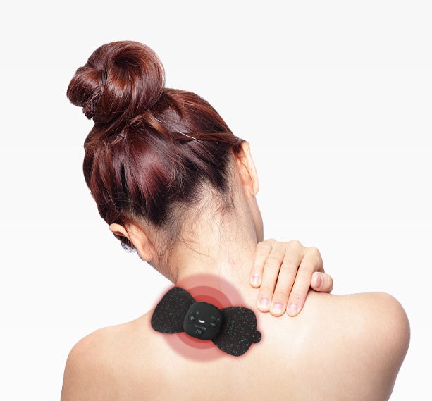 Portable pulse neck massager