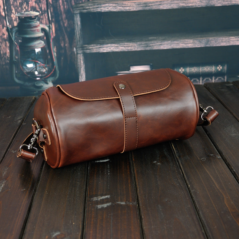 Retro fashion small leather bag